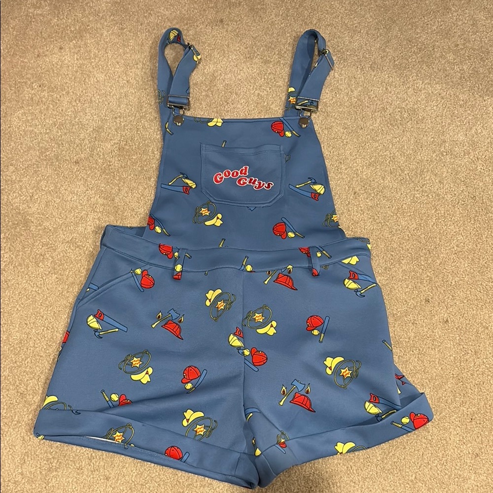 Chucky Cosplay Shorteralls